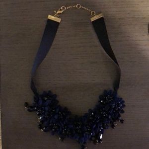 Ann Taylor Jewelry - Ann Taylor navy and black statement necklace Ann Taylor Jewelry - Ann Taylor navy and black statement necklace